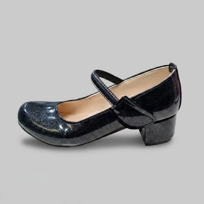 کفش رسمی دخترانه مدل شاینی Hj769