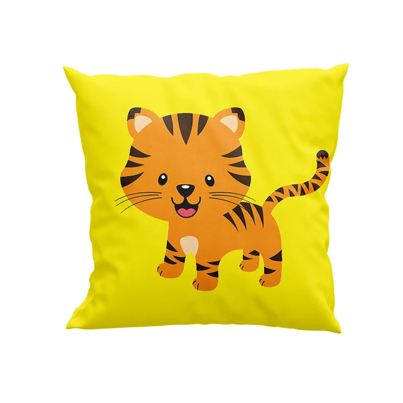 کوسن کودک پاد آفرین مدل گربه خوشحال کد DKK219