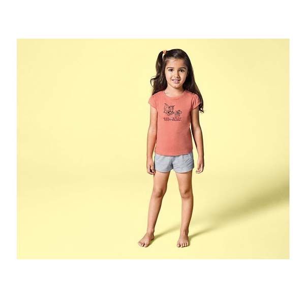 ست تی شرت و شلوارک دخترانه لوپیلو مدل تام و جری 2023 -  - 5