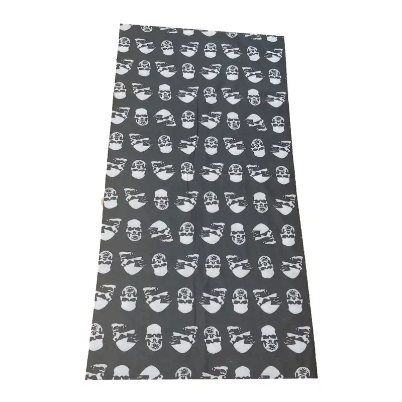 دستمال سر و گردن مدل اسکلت 002