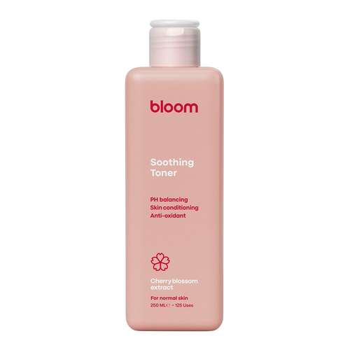  تونر صورت بلوم مدل شکوفه های گیلاس منلسب برای پوست معمولی حجم 250 میلی لیتر