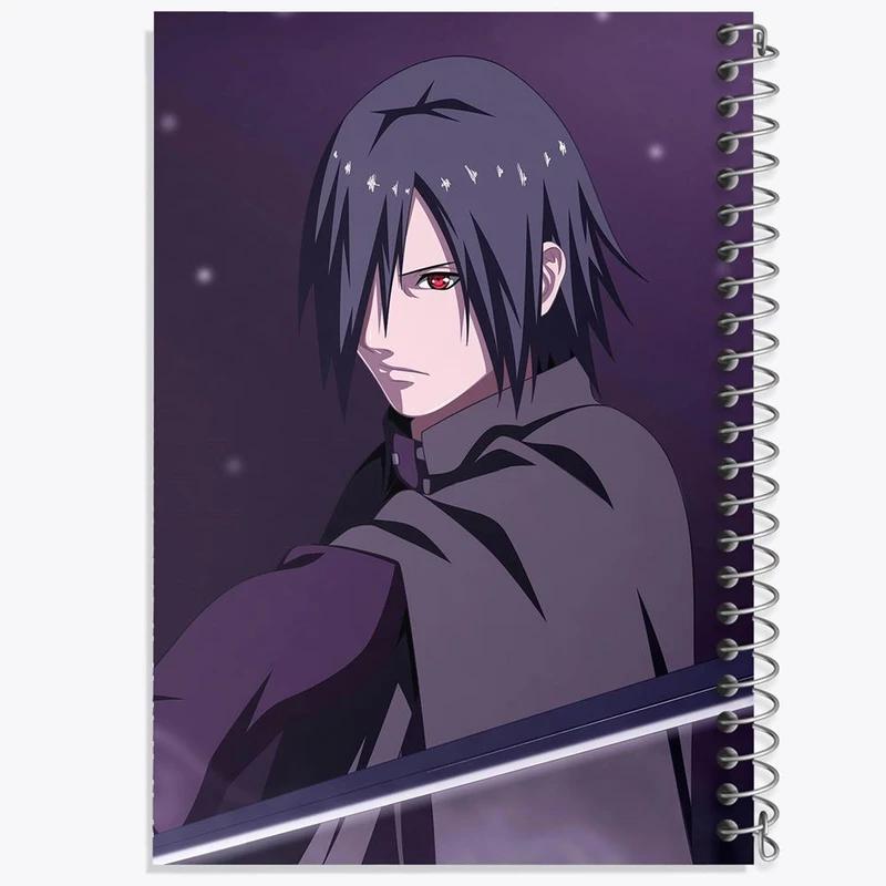 دفتر ژورنال نویسی 50 برگ خندالو مدل نقطه ای طرح ساسکه اوچیها انیمه بوروتو Boruto کد 13130