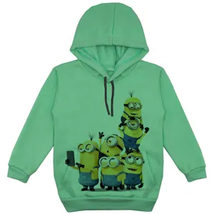 هودی پسرانه مدل مینیون F140 رنگ سبز