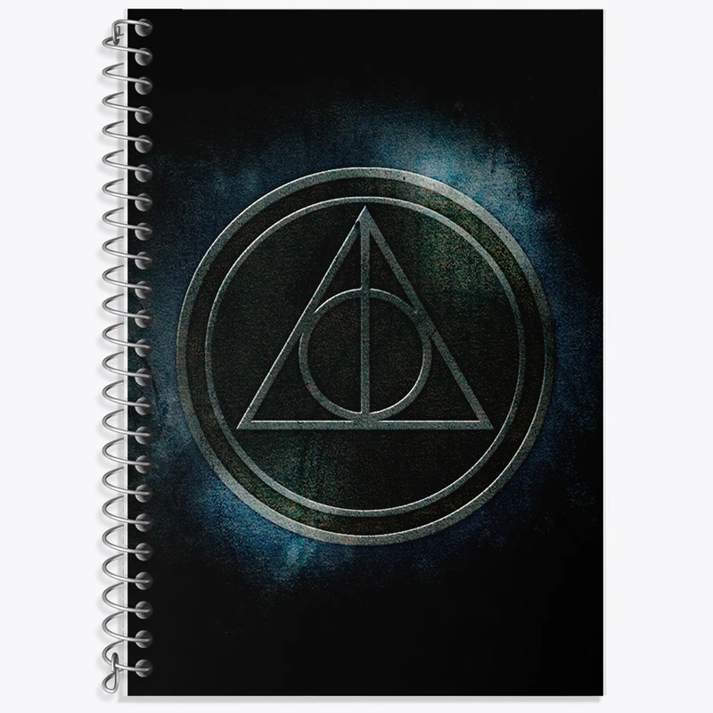 دفتر زبان 50 برگ خندالو مدل سه خط طرح هری پاتر (Harry Potter) کد F2508