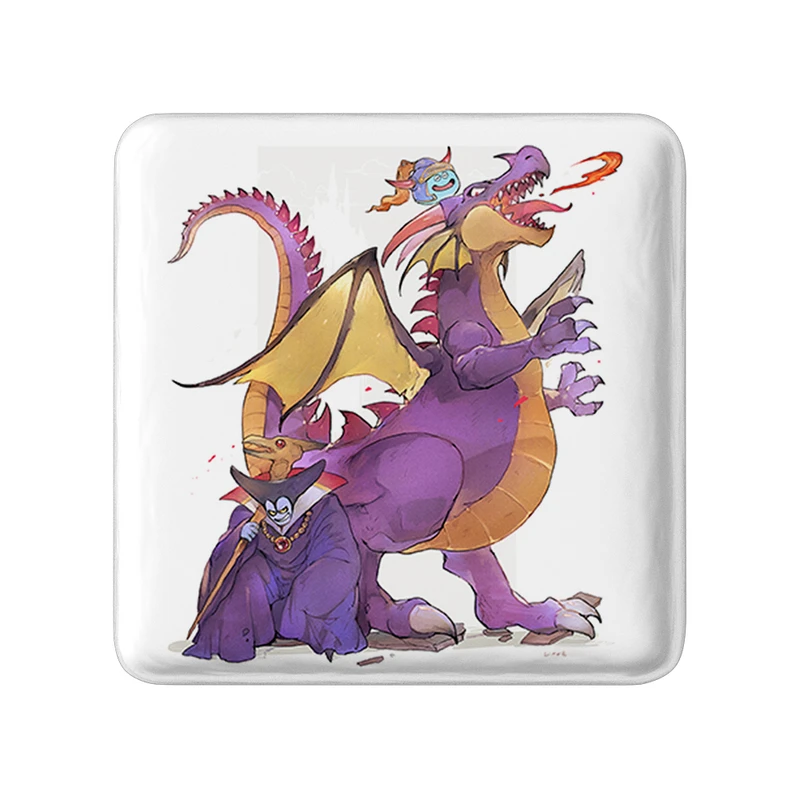 مگنت خندالو طرح بازی دراگون کوئست (Dragon Quest) مدل مربعی کد 35262