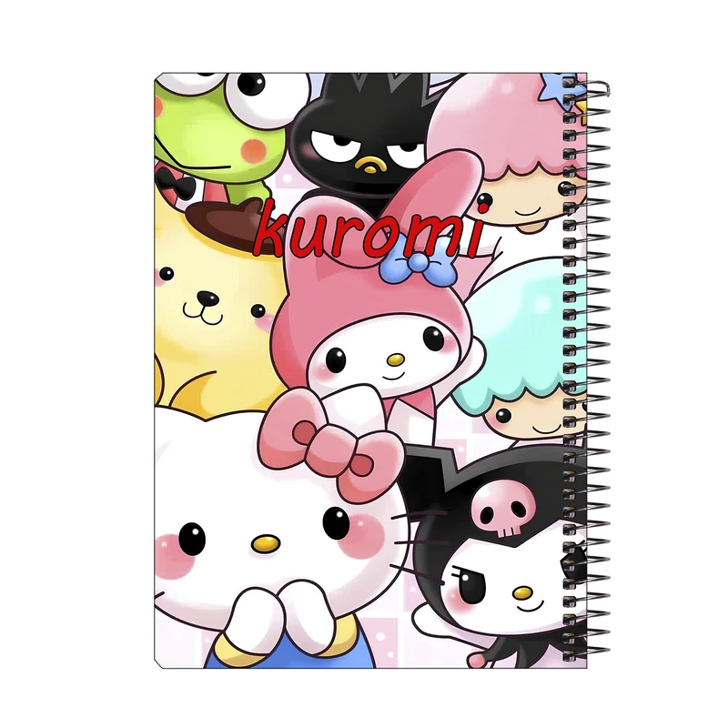 دفتر مشق 80 برگ طرح کرومی کد CUROMI  HW 008