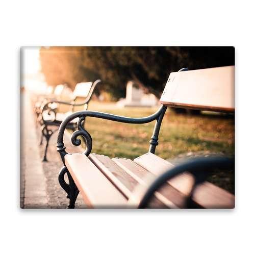 کاشی اطلس آبی طرح صندلی و نیمکت پارک مدل T1927 