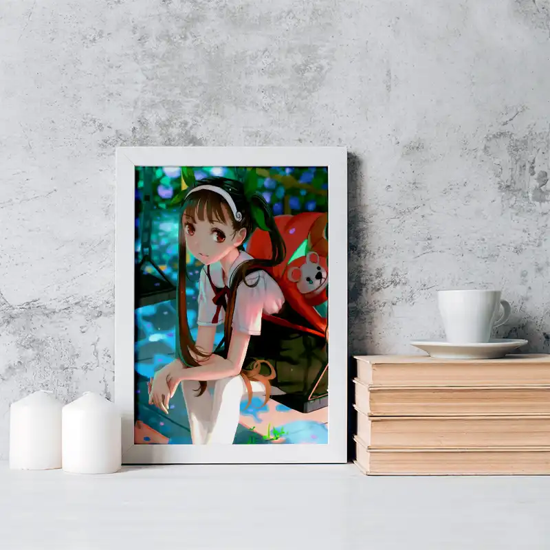 تابلو خندالو مدل مایویی انیمه مونوگاتاری کد 16187