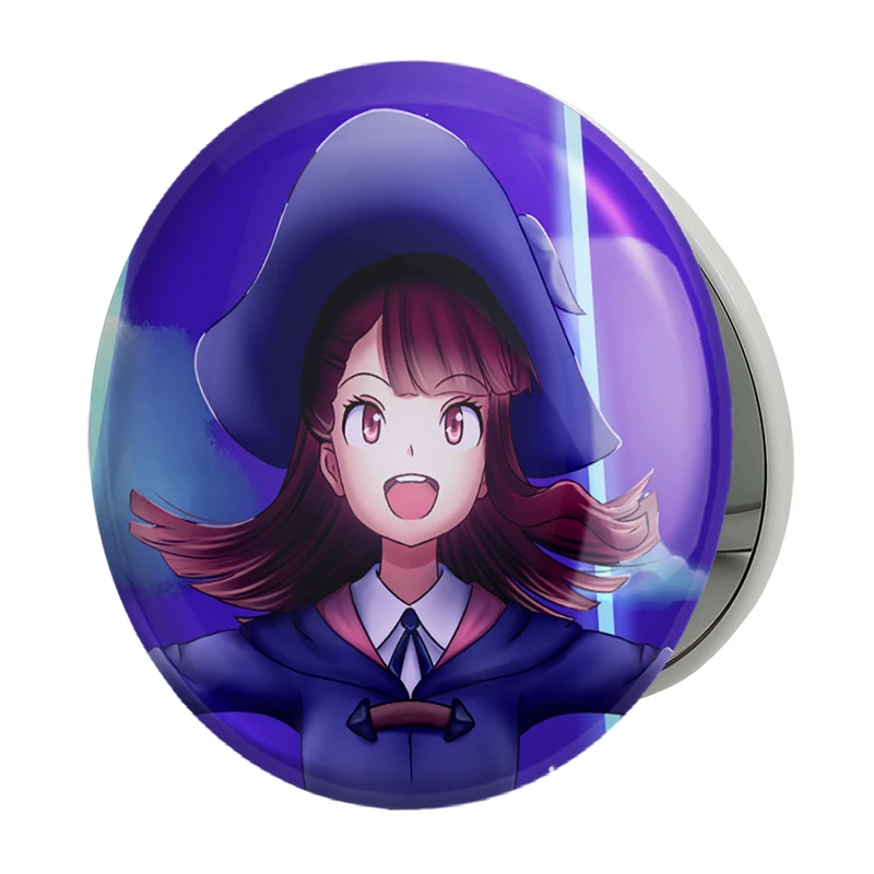 آینه جیبی خندالو طرح اکو انیمه جادوگران کوچک Little Witch Academia مدل تاشو کد 22896 
