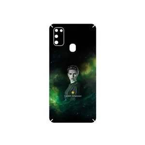MAHOOT Scarlett Johansson Cover Sticker for Samsung Galaxy M21