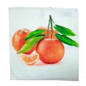 حوله دستی طرح پرتقال سایز 40x40 سانتی متر