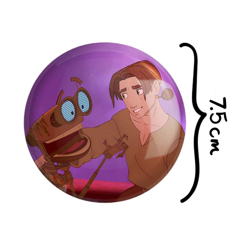 آینه جیبی خندالو مدل انیمیشن سیاره گنج Treasure Planet  کد 13768