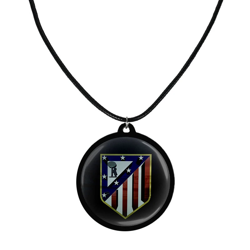 گردنبند مدل دوطرفه طرح اتلتیکو مادرید کد S3730