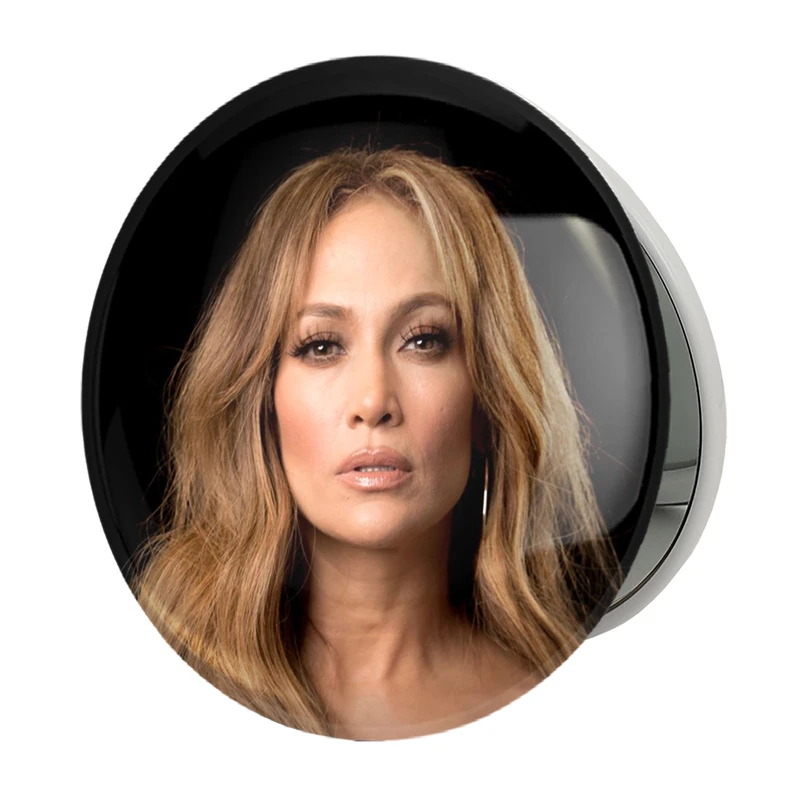 آینه جیبی خندالو طرح جنیفر لوپز Jennifer Lopez مدل تاشو کد 6423 