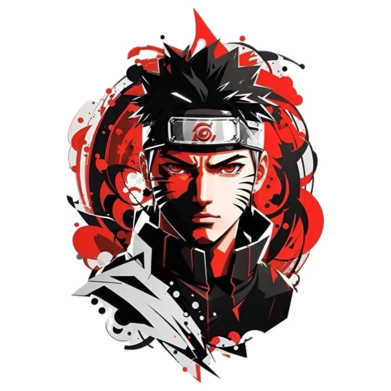 استیکر پارچه و لباس پاد آفرین مدل انیمه کد a5