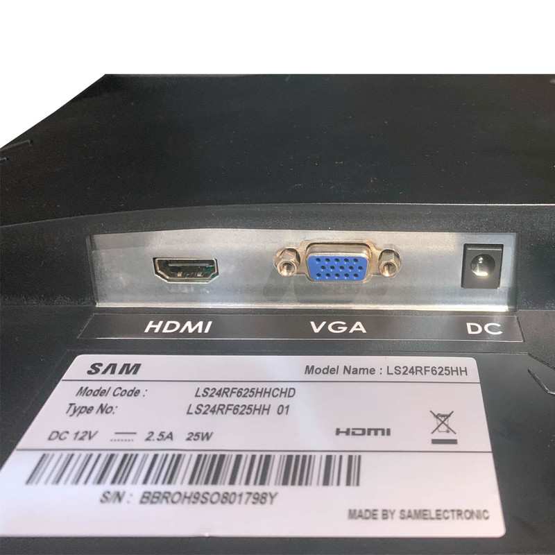 مانیتور سام الکترونیک مدل LS24RF625 سایز 24 اینچ