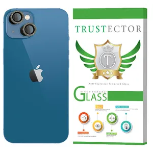 محافظ لنز دوربین تراستکتور مدل SWAROVSKI مناسب برای گوشی موبایل اپل Iphone 13
