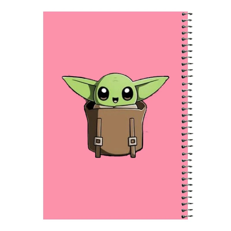 دفتر مشق 80 برگ اس جی مدل بیبی یودا کد۸   