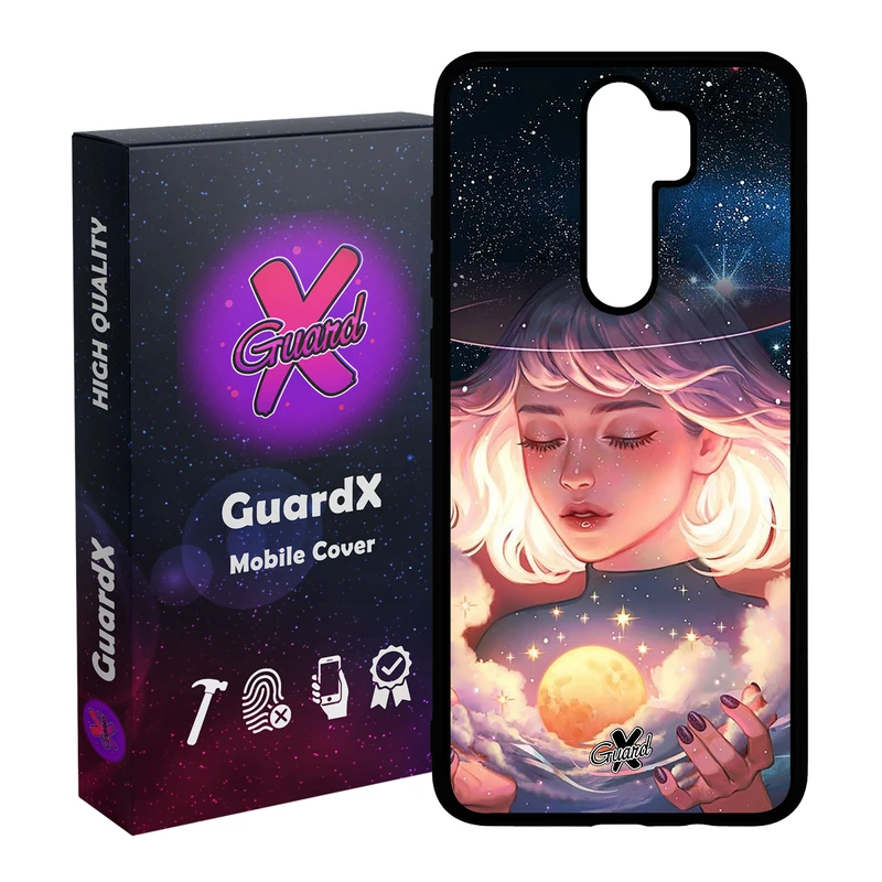 کاور گارد ایکس طرح Girl مدل Glass10059 مناسب برای گوشی موبایل شیائومی Redmi 9 / 9 Prime