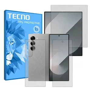 Tecno HyMTT model Inner and outer matte screen protector set suitable for Samsung Galaxy Z Fold6 mobile phone along with the back protector  