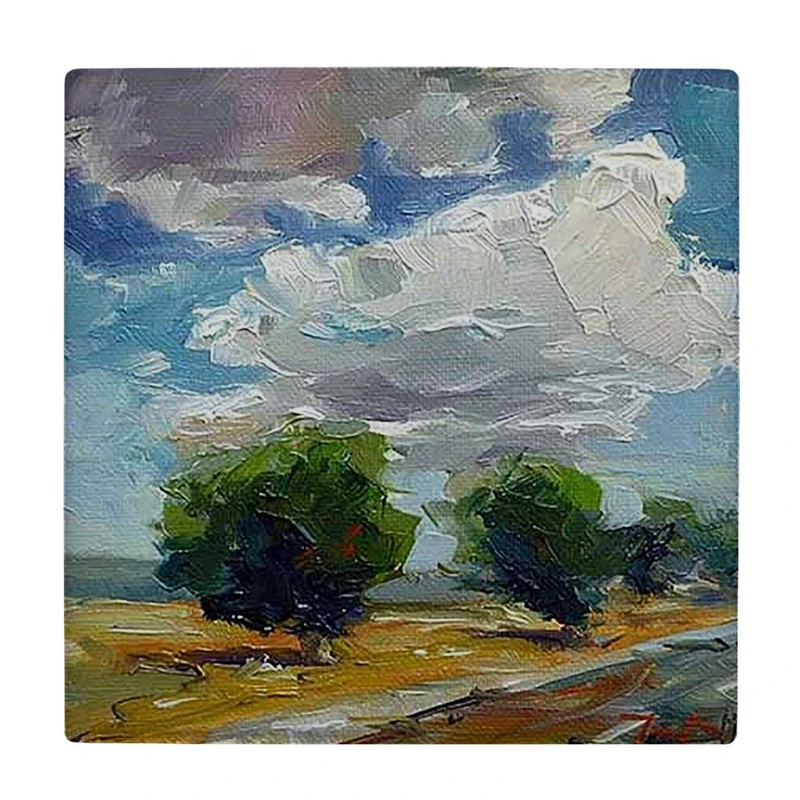  زیر لیوانی  طرح منظره طبیعت کد    5979130_4890