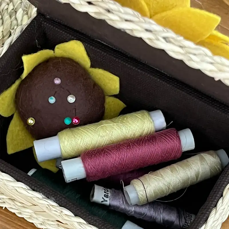 جاسوزنی حصیری مدل آفتاب گردان