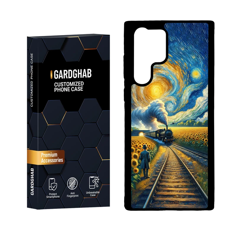 کاور گارد قاب مدل دورژله ای هنری مناسب برای گوشی موبایل سامسونگ Galaxy S22 Ultra