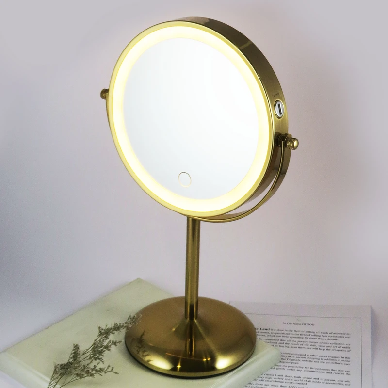 عکس شماره 6 : آینه و رینگ لایت آرایشی کد 0740