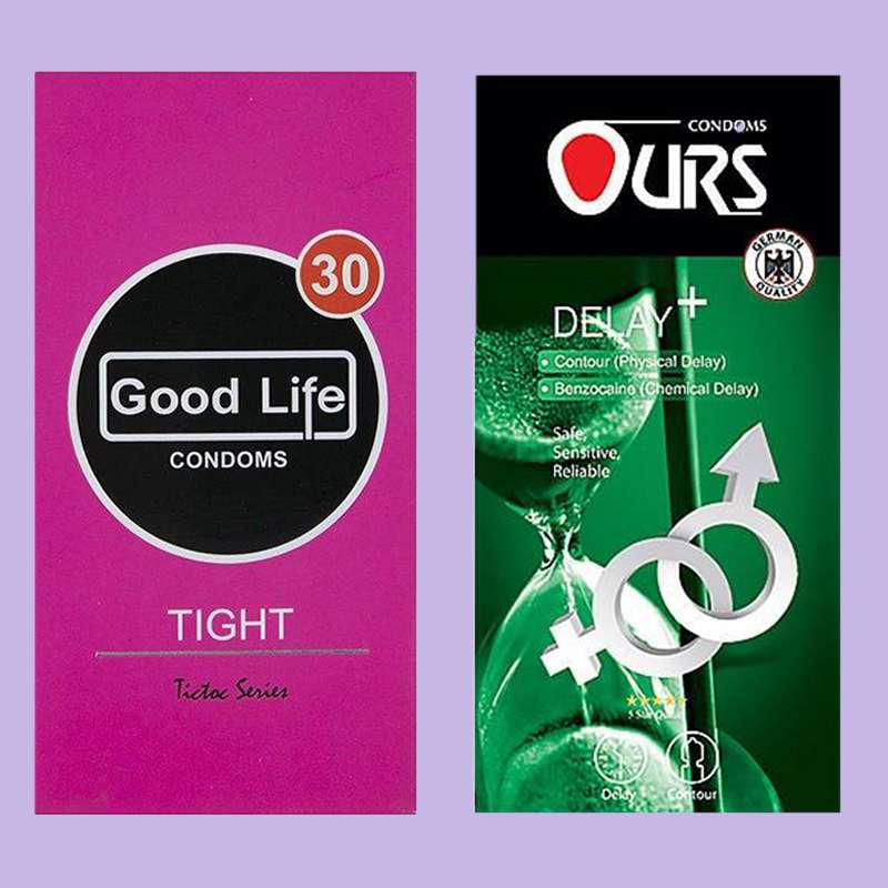 کاندوم گودلایف مدل Tight بسته 12 عددی به همراه کاندوم اورز مدل Delay Plus بسته 12 عددی کاندوم گودلایف مدل Tight بسته 12 عددی به همراه کاندوم اورز مدل Delay Plus بسته 12 عددی