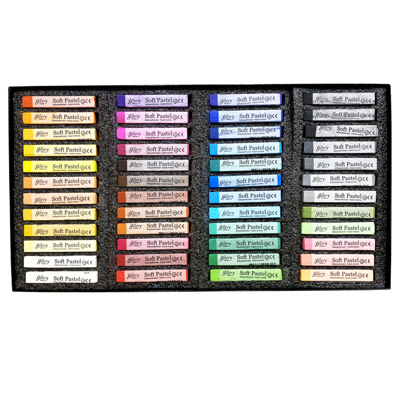پاستل گچی 48 رنگ  آرتیست گالری مدل تولیپ کد 110