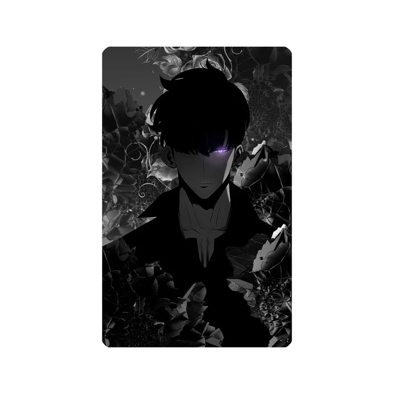 استیکر کارت مدل انیمه طرح سولو لولینگ سونگ جین وو solo leveling sung jin woo کد 5285
