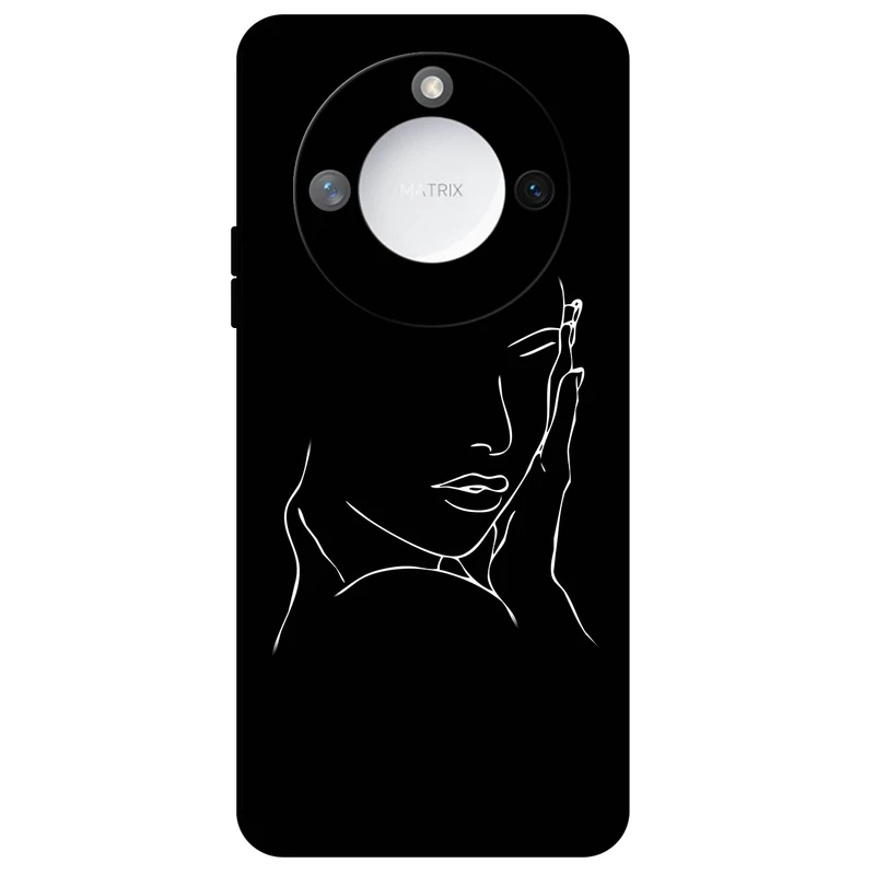 کاور مگافون طرح دخترانه مدل 8153 مناسب برای گوشی موبایل آنر X9C Smart