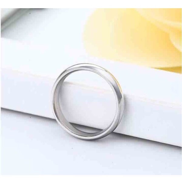 انگشتر مدل رینگ ساده استیل 04
