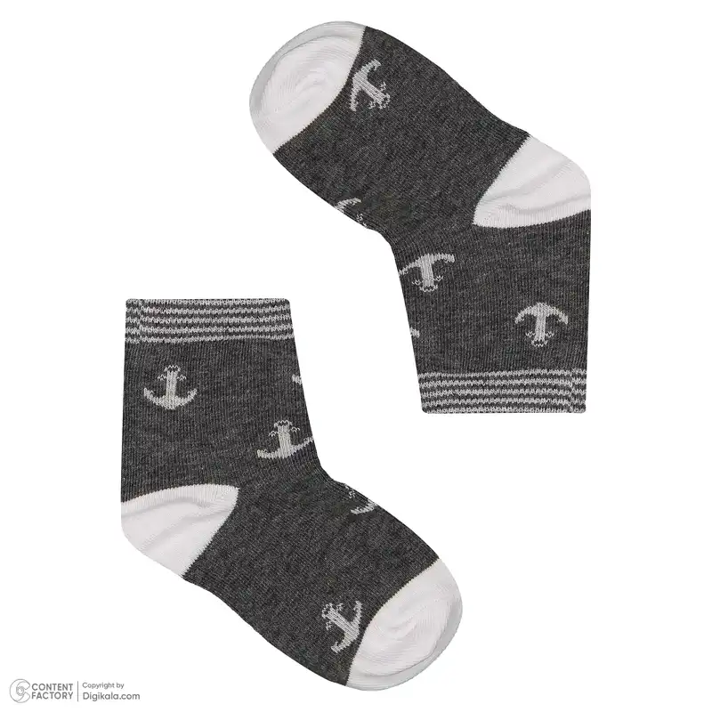 جوراب ساق کوتاه بچگانه ایزی دو مدل 9473003210348 بسته 3 عددی