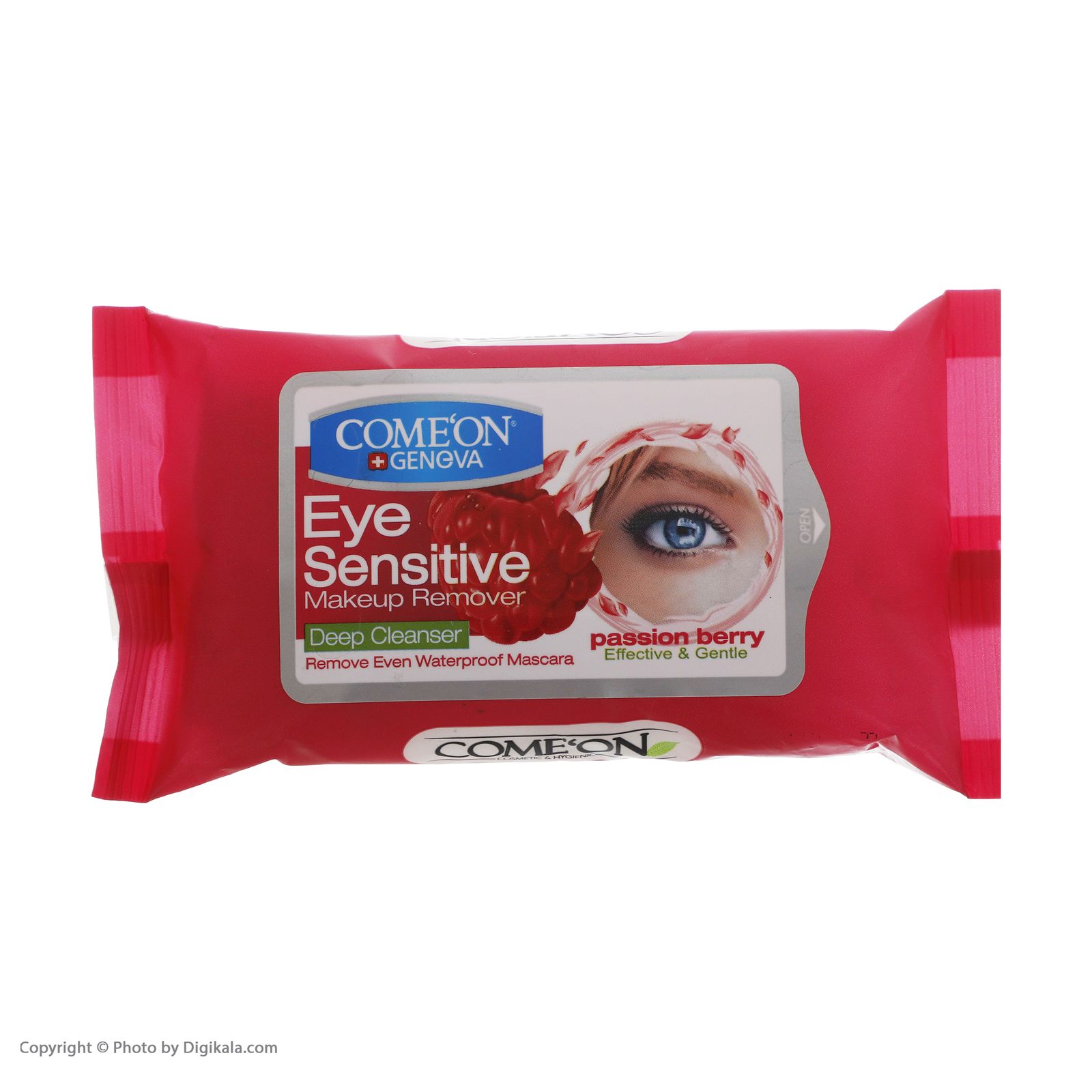 دستمال مرطوب پاک کننده آرایش چشم کامان مدل EYE SENSITIVE -  - 4