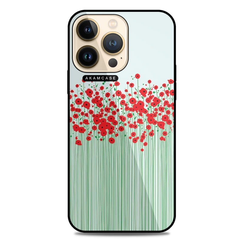 کاور آکام مدل AMC-WA13PRO-FLOWERS-26 مناسب برای گوشی موبایل اپل iPhone 13 Pro
