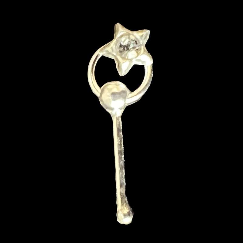 پیرسینگ نقره زنانه گیرا مدل G1182 پیرسینگ نقره زنانه گیرا مدل G1182