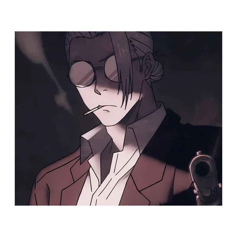 استیکر لپ تاپ و موبایل مدل انیمه طرح روزگار ساکاموتو طرح Sakamoto Days کد 5573