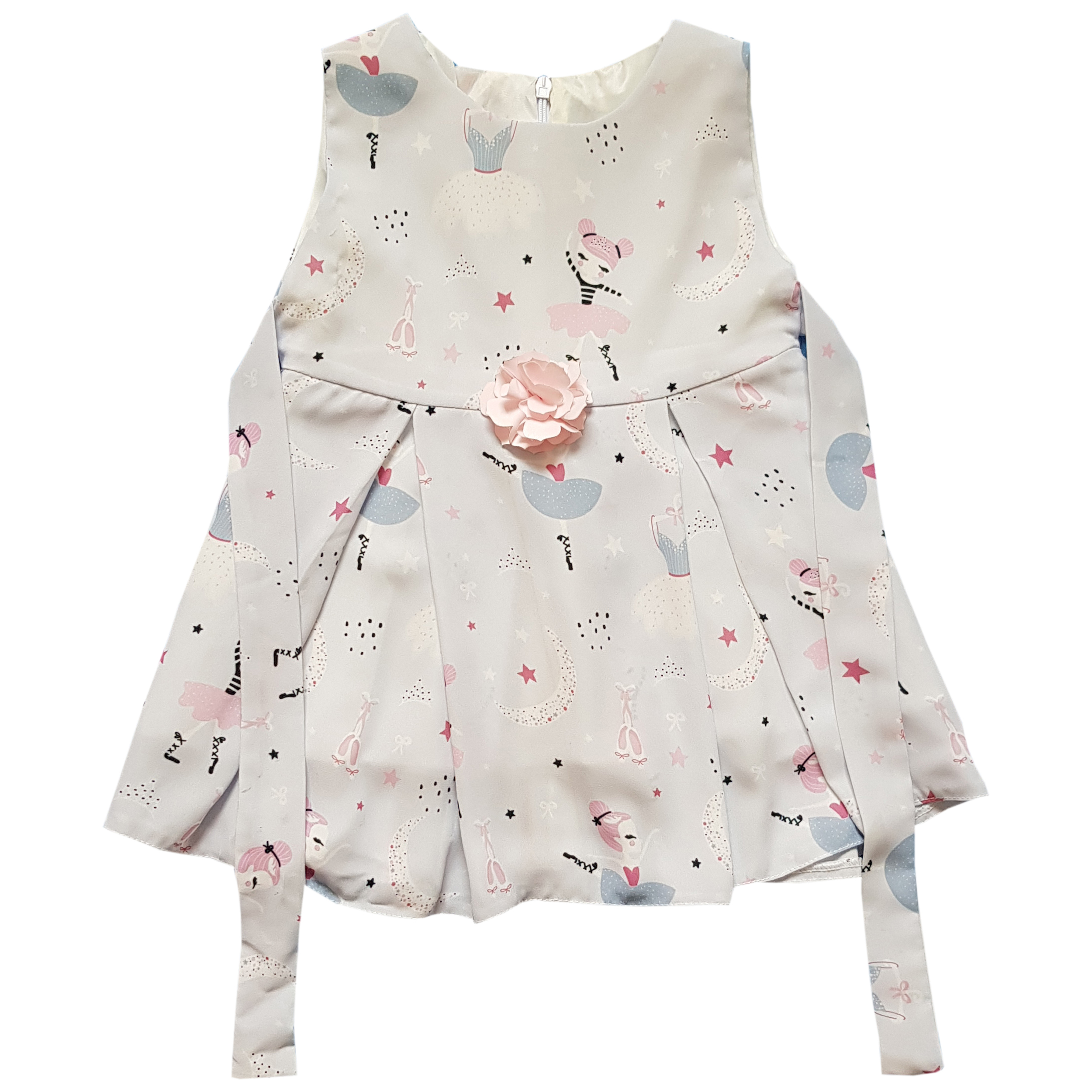 پیراهن دخترانه مدل ماه کد san