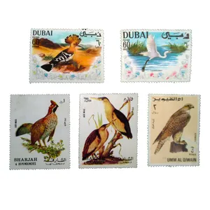 تمبر یادگاری مدل پرندگان كد c-929 مجموعه 5 عددي