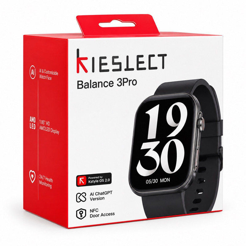 ساعت هوشمند 47 میلی‌متری کیسلکت مدل Balance 3 Pro با بند سیلیکونی