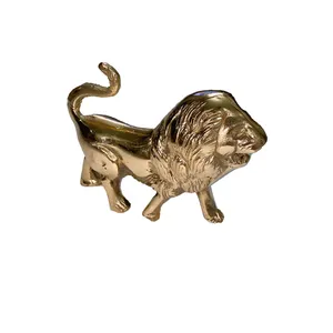 دکوری برنجی مدل شیر 