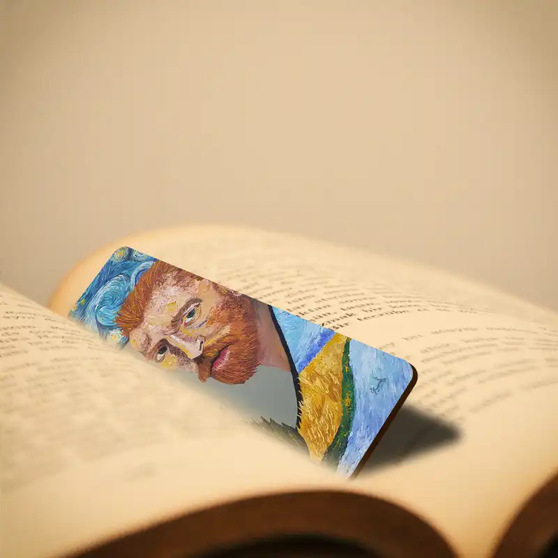 نشانگر کتاب لوکسینو مدل ونگوگ کد Bookland_196