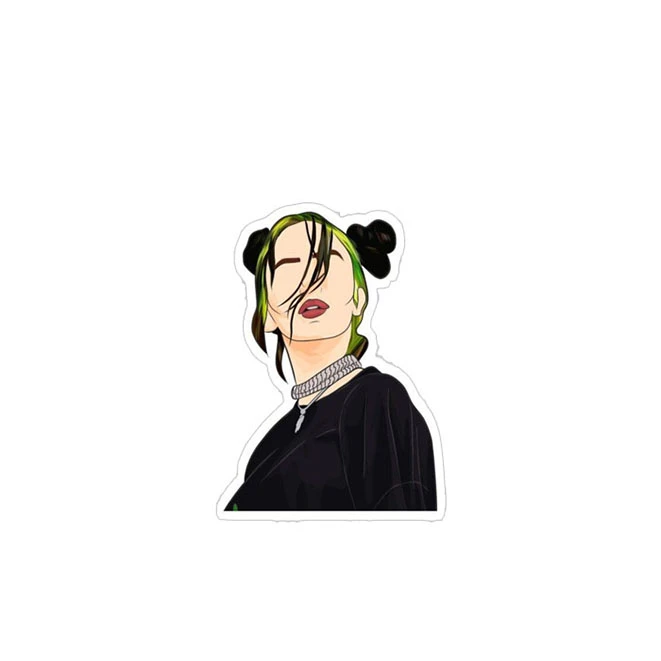 استیکر لپ تاپ طرح بیلی آیلیش کد 03