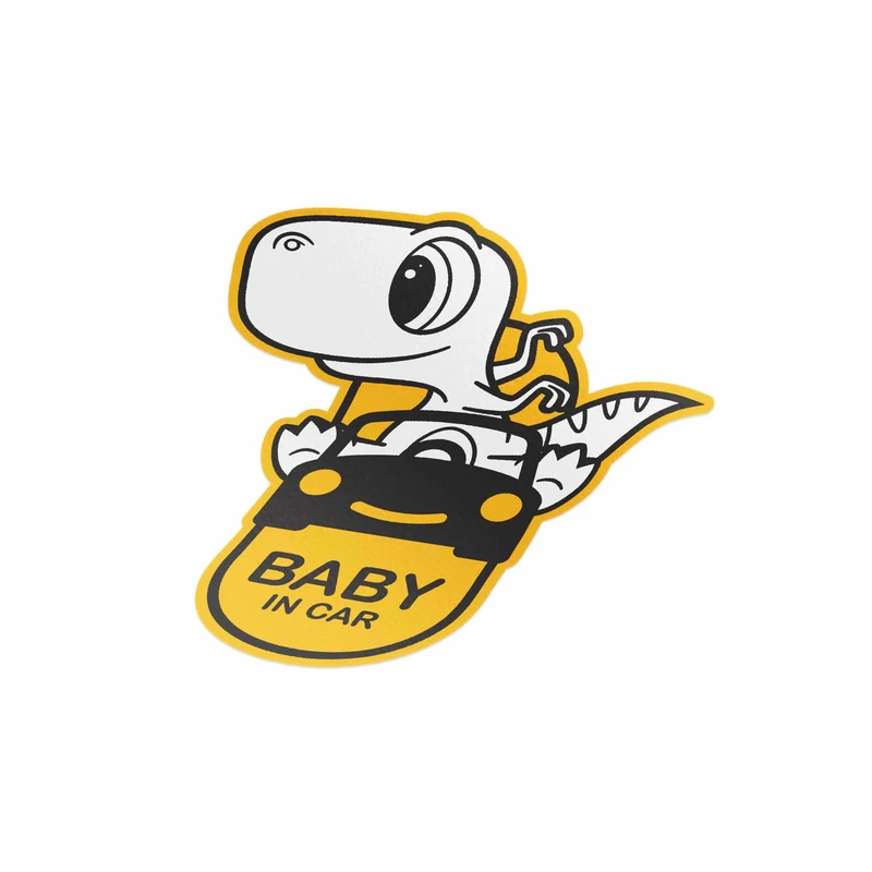 استیکر خودرو هاماگراف مدل baby in car