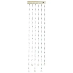 پرده آویز آریا کریستال مدل ساده سایز 30x150 سانتی متر