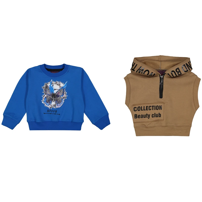 ست جلیقه و سویشرت پسرانه مدل S1