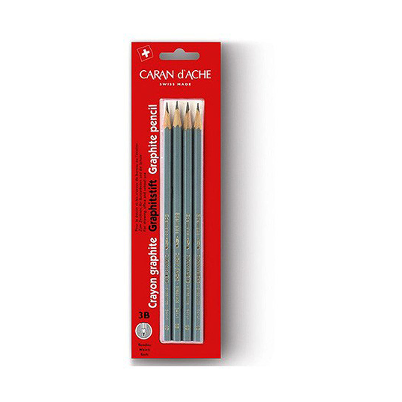 مداد مشکی Caran d Ache مدل 341371 بسته 4 عددی