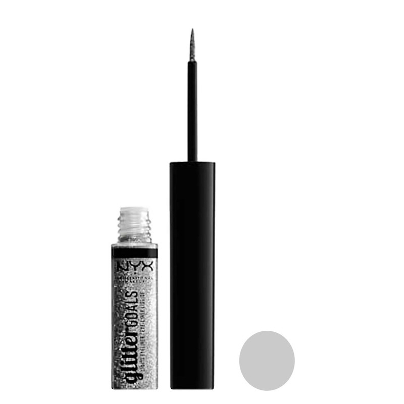 خط چشم نیکس مدل Glitter Goals شماره 02 خط چشم نیکس مدل Glitter Goals شماره 02