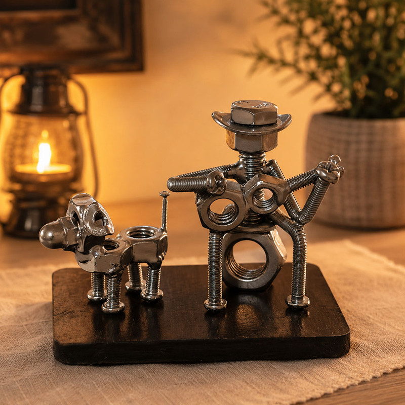 مجسمه دکوری طرح گیتار زن کد G02